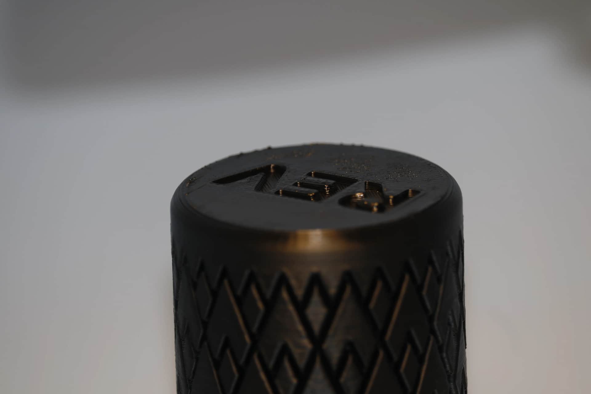 Stainless hardware threaded into 3D printed part