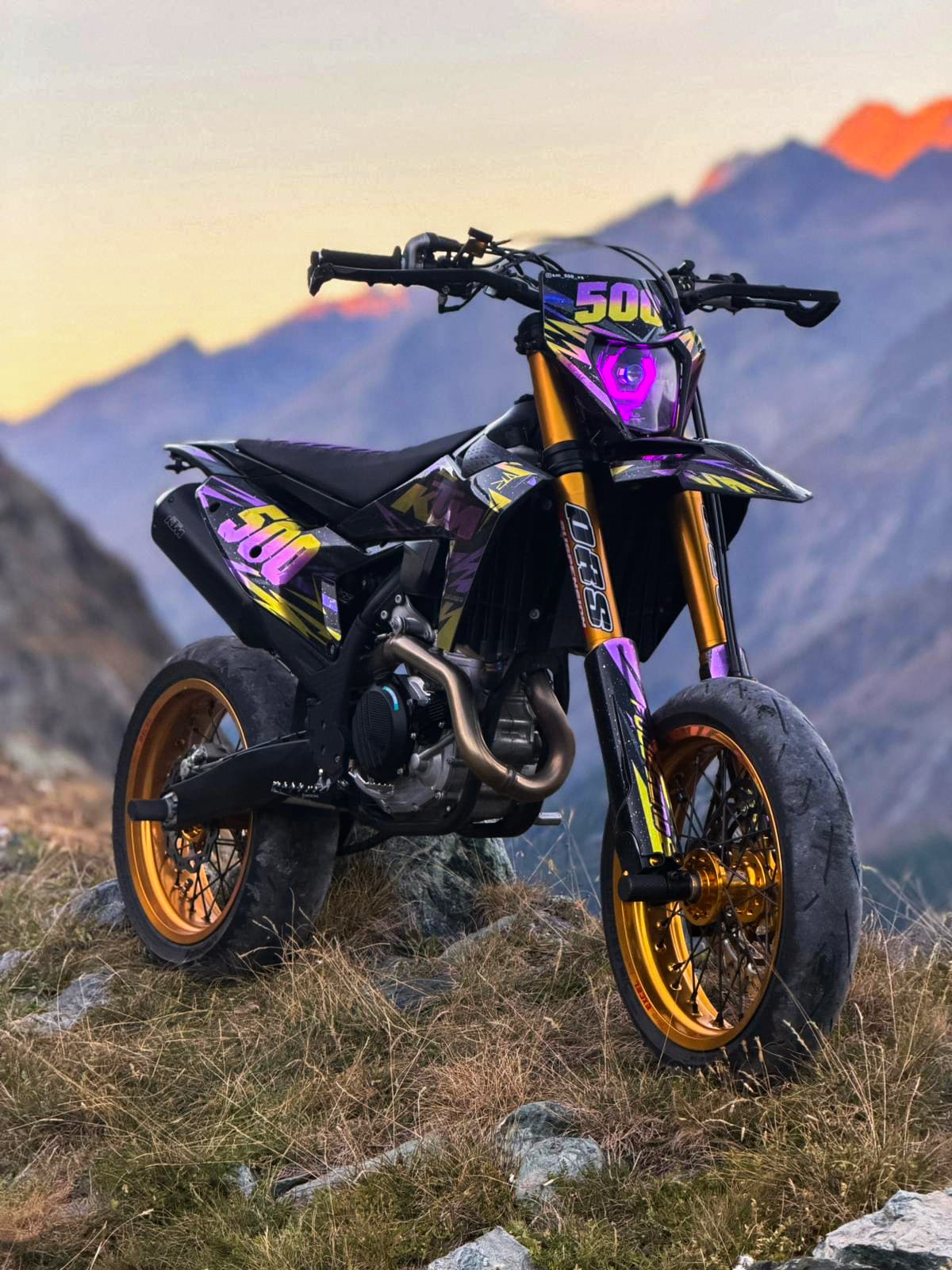 RevSticks supermoto — sm 500 vs