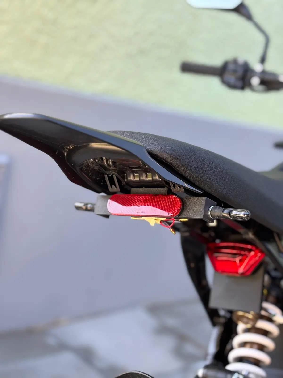 Slim rear end on the Sur-Ron Light Bee